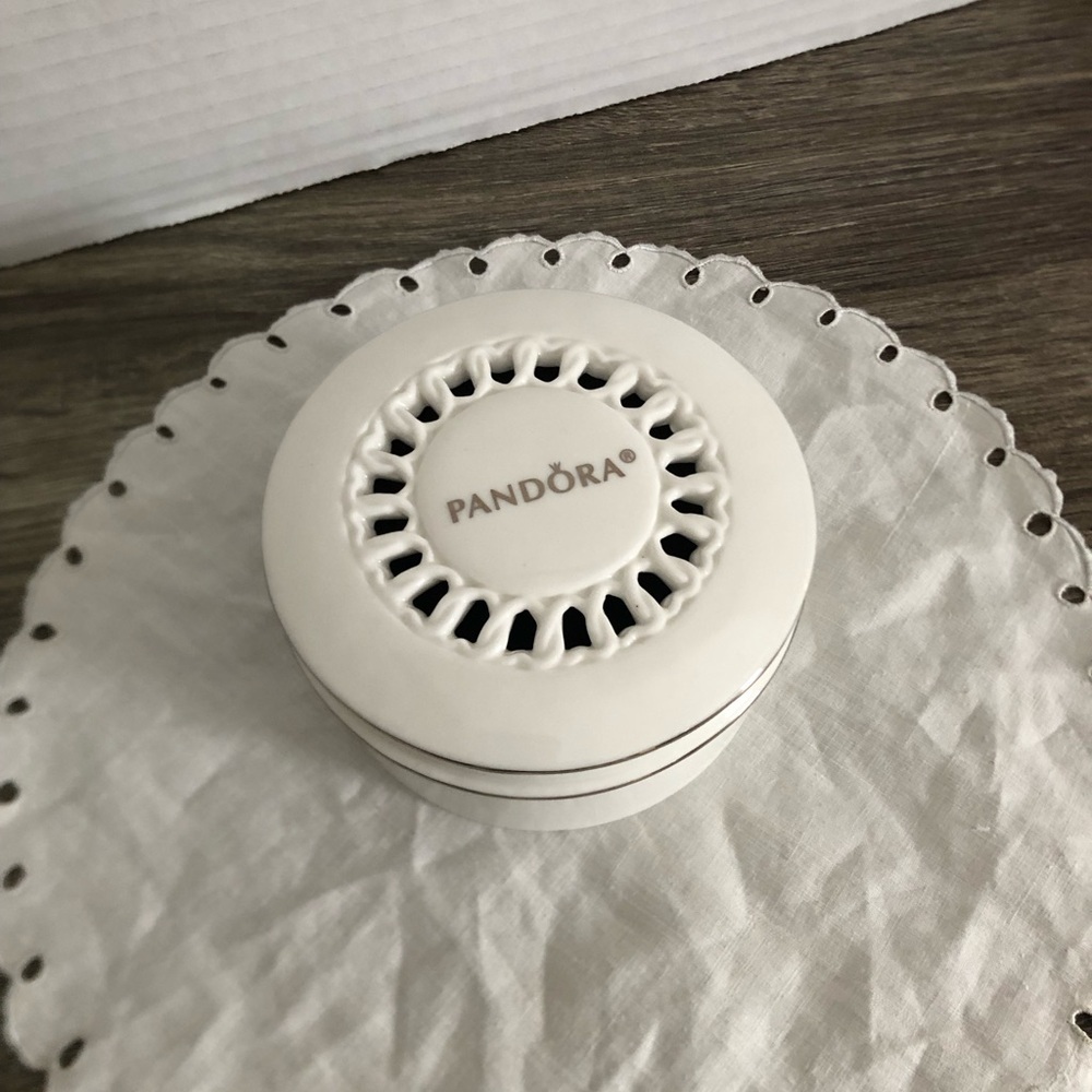 Pandora Ceramic Lidded Jewelry Box